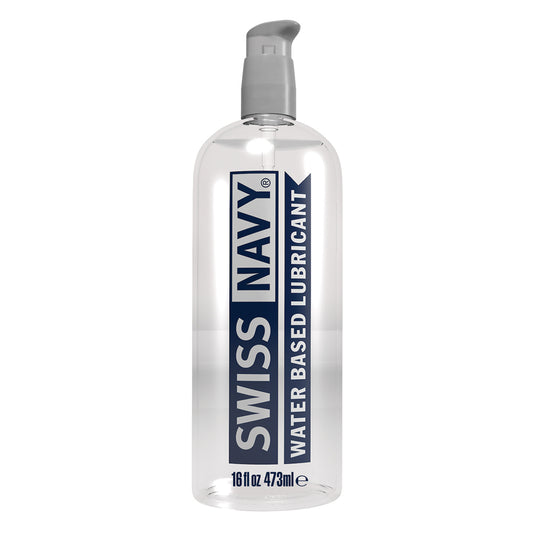 Swiss Navy Water-Based Lubricant 16 oz. | 699439009137 | Available at EroticWarehouse.com