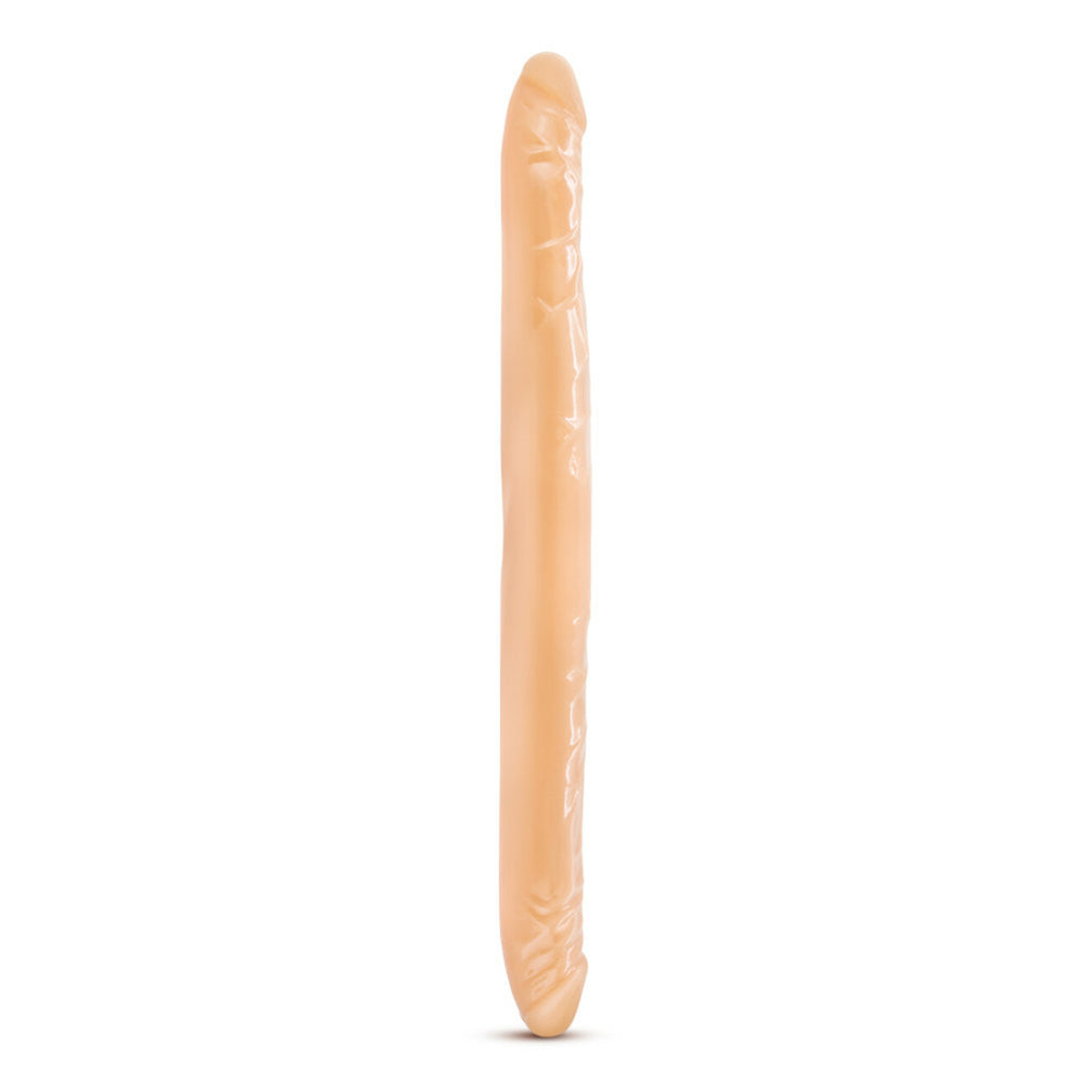 B Yours 16" Double Dildo Beige | 702730681701 | Available at EroticWarehouse.com