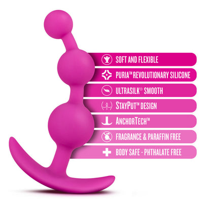 Luxe BeMe3 Fuchsia | 702730697955 | Available at EroticWarehouse.com
