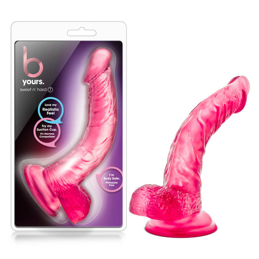 B Yours Sweet N Hard 7 Pink | 702730698617 | Available at EroticWarehouse.com