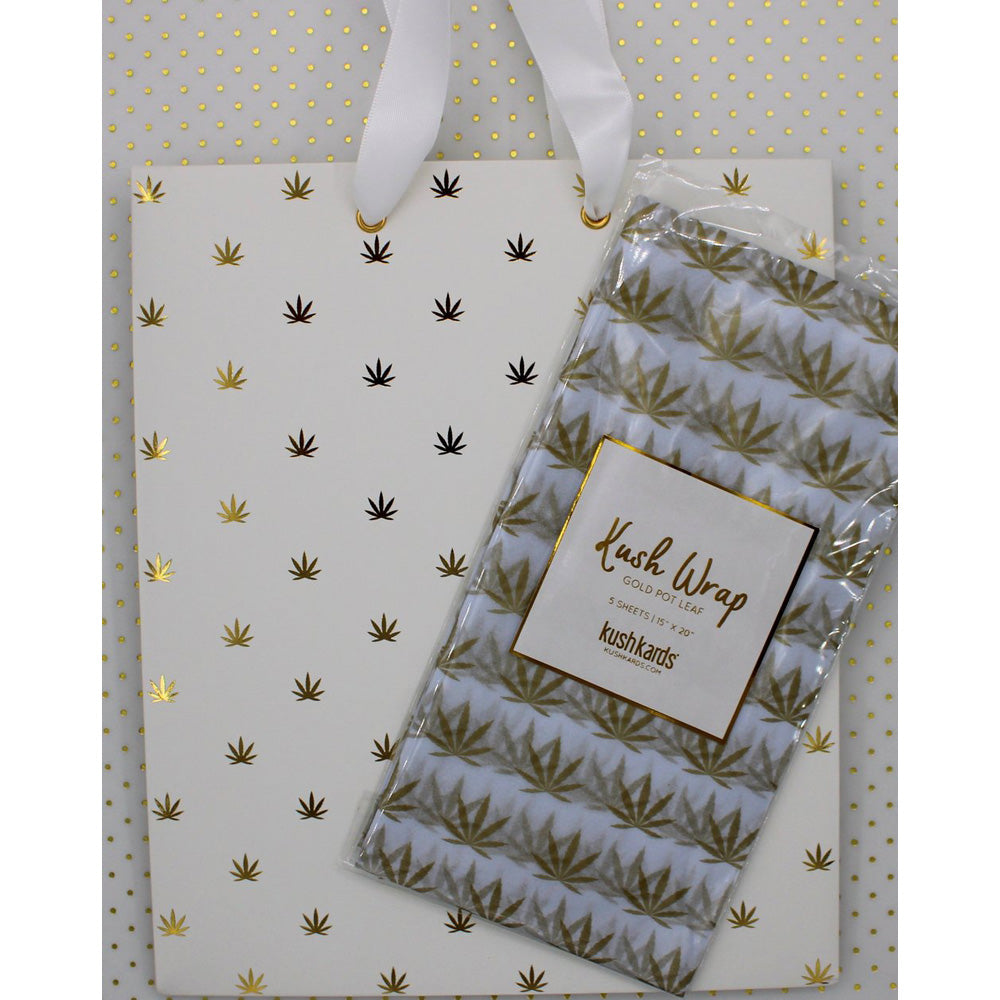 Gold/White Gift Wrap Set | 706547504260 | Available at EroticWarehouse.com