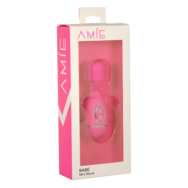 Amie Babe Mini Wand Pink | 707331800513 | Available at EroticWarehouse.com