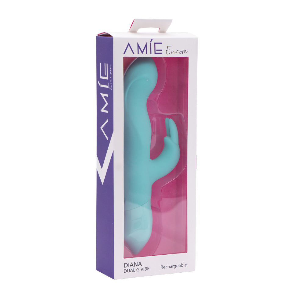 Diana Dual G Vibe Turquoise | 707331800858 | Available at EroticWarehouse.com