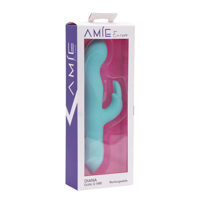 Diana Dual G Vibe Turquoise | 707331800858 | Available at EroticWarehouse.com