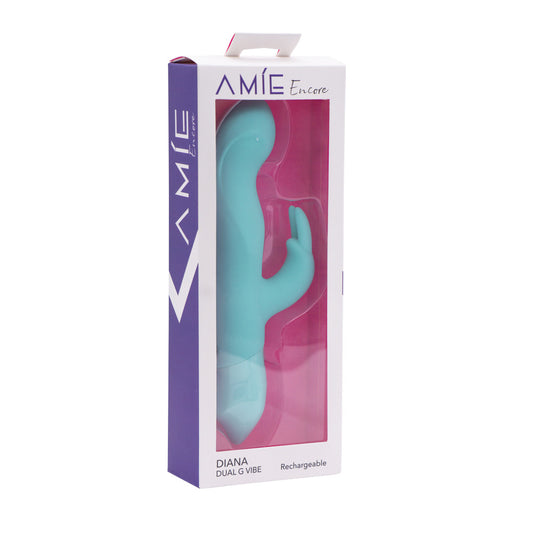 Diana Dual G Vibe Turquoise | 707331800858 | Available at EroticWarehouse.com