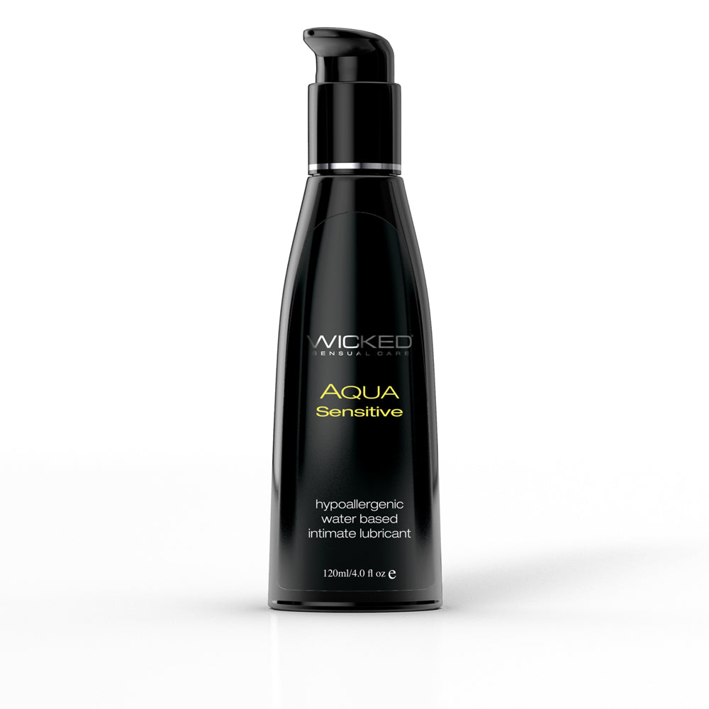 Wicked Aqua Sensitive Lube 4 oz. | 713079902044 | Available at EroticWarehouse.com
