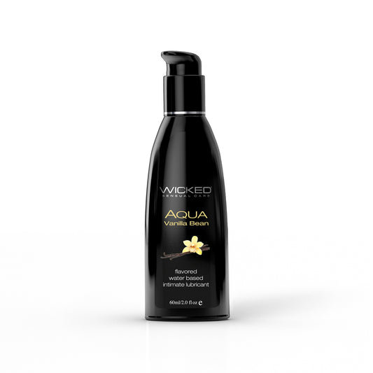 Wicked Aqua Vanilla Bean Lube 2 oz. | 713079903324 | Available at EroticWarehouse.com
