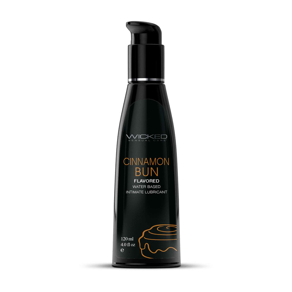 Wicked Aqua Cinnamon Bun Lube 4 oz. | 713079903447 | Available at EroticWarehouse.com