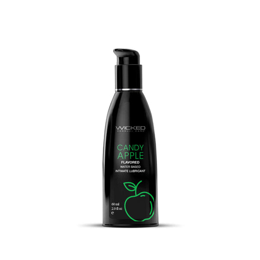 Wicked Aqua Candy Apple Lube 2 oz. | 713079904024 | Available at EroticWarehouse.com