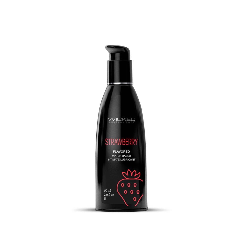 Wicked Aqua Strawberry 2 Oz. | 713079904123 | Available at EroticWarehouse.com