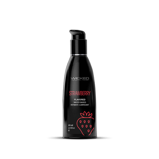 Wicked Aqua Strawberry 2 Oz. | 713079904123 | Available at EroticWarehouse.com