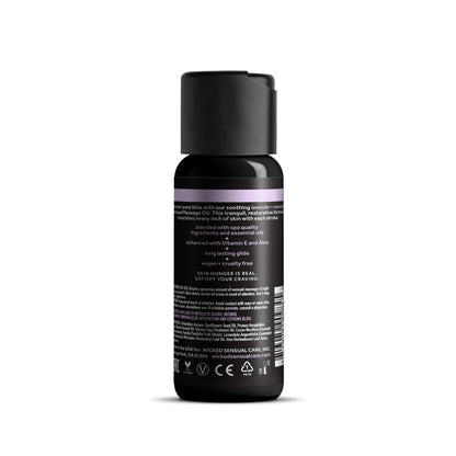 Wicked Sensual Massage Oil Lavender & Rosemary 4 oz. | 713079909845 | Available at EroticWarehouse.com