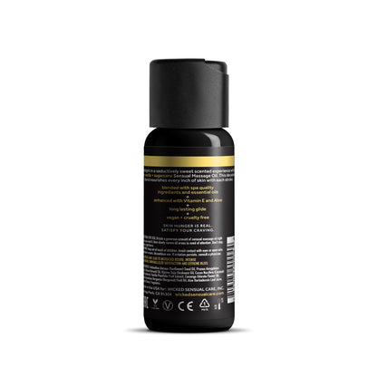 Wicked Sensual Massage Oil Vanilla & Sugarcane 4 oz. | 713079909944 | Available at EroticWarehouse.com