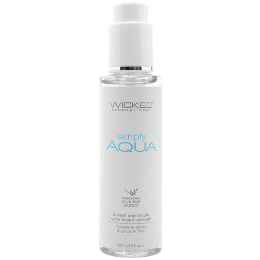 Simply Aqua Lube 4 oz. | 713079911046 | Available at EroticWarehouse.com