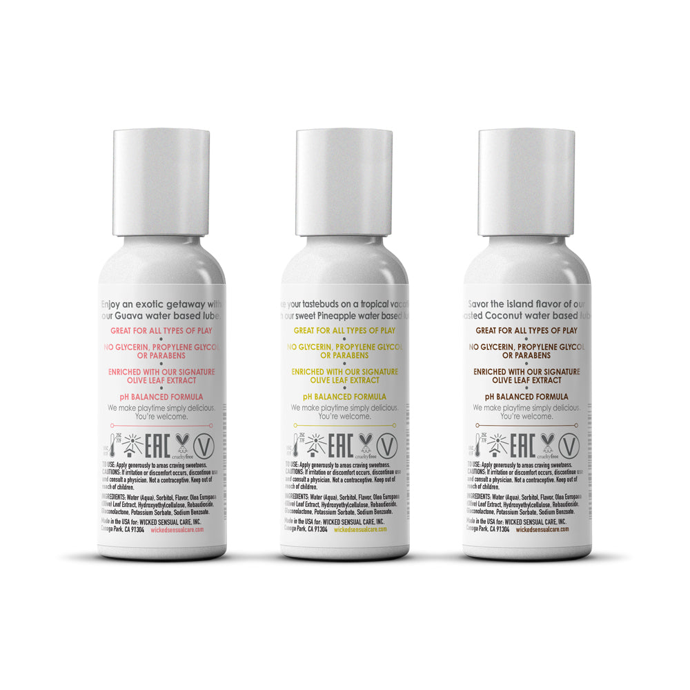 Wicked Simply Tropical Trio Kit | 713079911909 | Available at EroticWarehouse.com