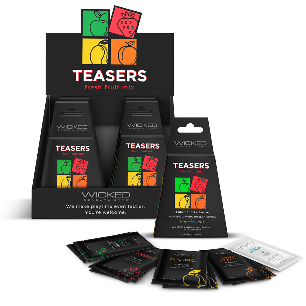 Teasers Fresh Fruit Mix 12Ct Display | 713079996104 | Available at EroticWarehouse.com
