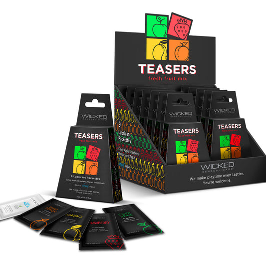 Teasers Fresh Fruit Mix 12Ct Display | 713079996104 | Available at EroticWarehouse.com