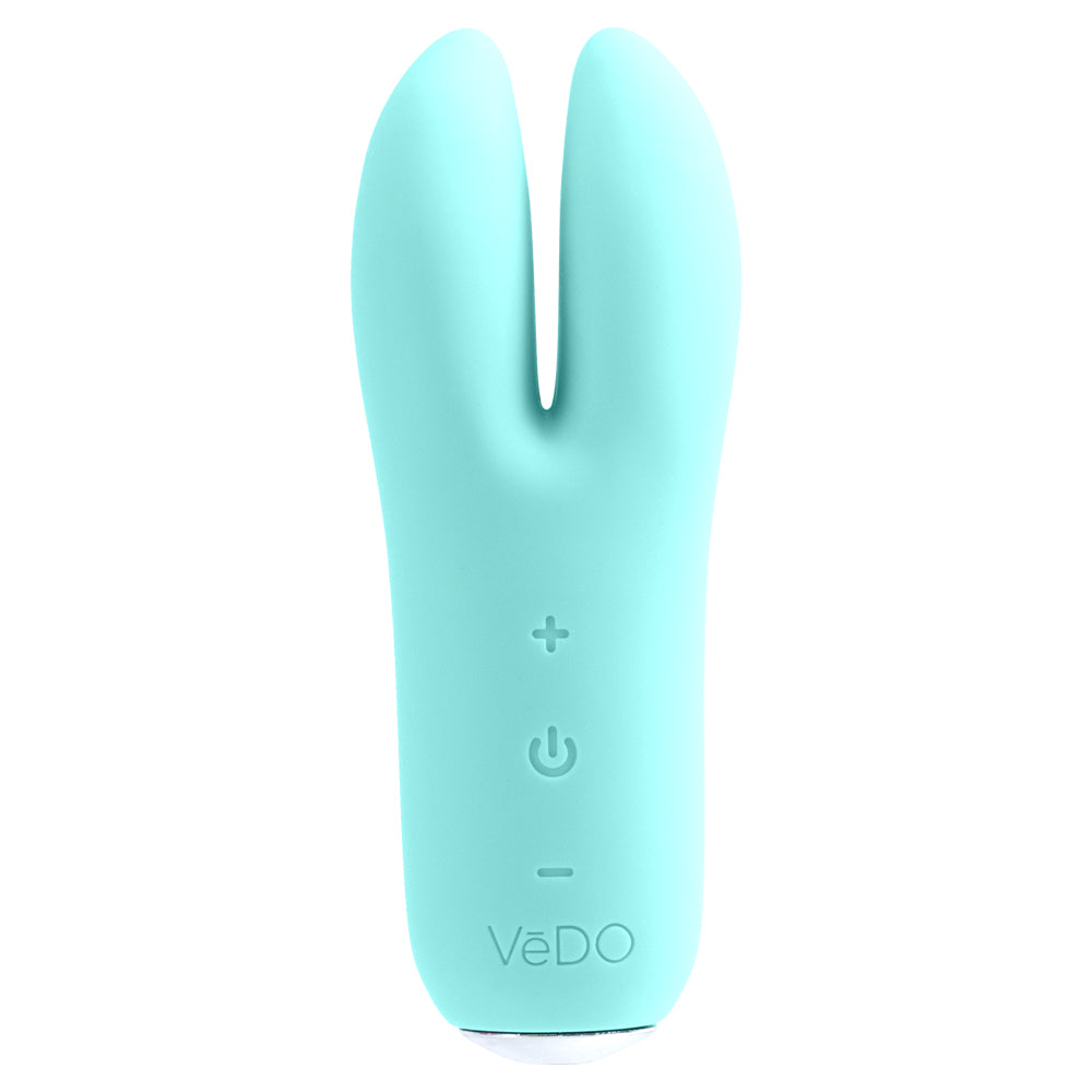 Kitti Rechargeable Dual Vibe Tease Me Turquoise | 716053727794 | Available at EroticWarehouse.com