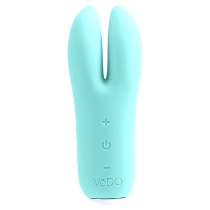 Kitti Rechargeable Dual Vibe Tease Me Turquoise | 716053727794 | Available at EroticWarehouse.com