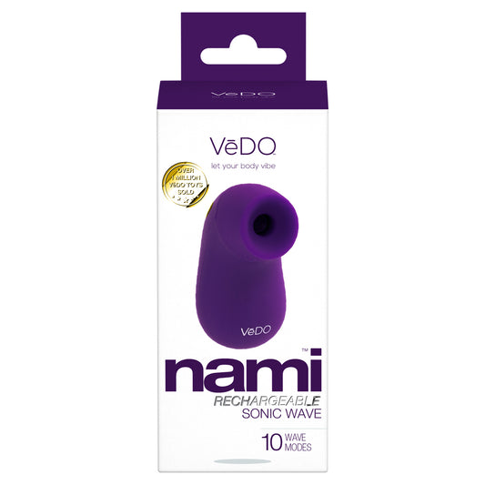 Nami Rechargeable Sonic Vibe Deep Purple | 716053727817 | Available at EroticWarehouse.com