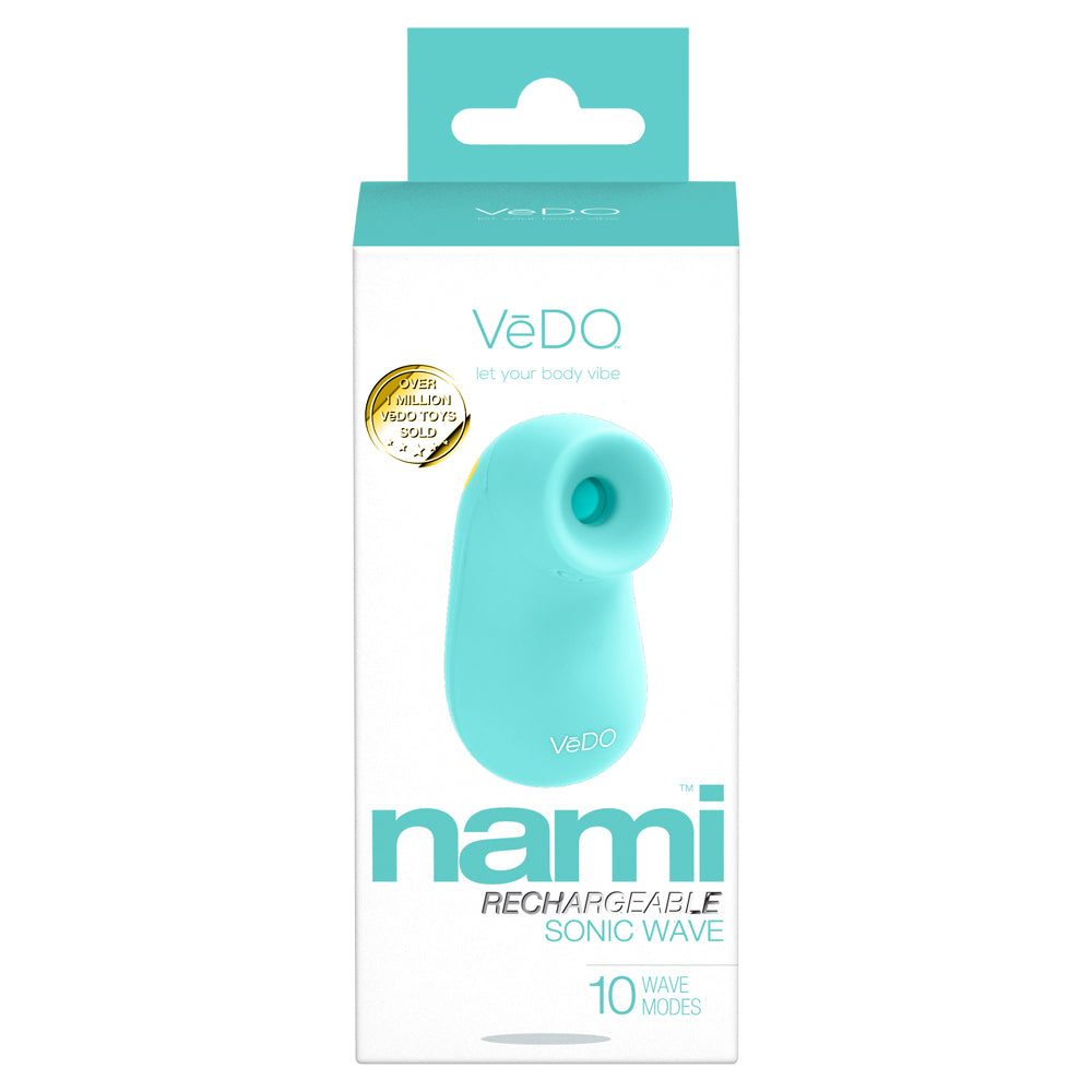 Nami Rechargeable Sonic Vibe Tease Me Turquoise | 716053727824 | Available at EroticWarehouse.com