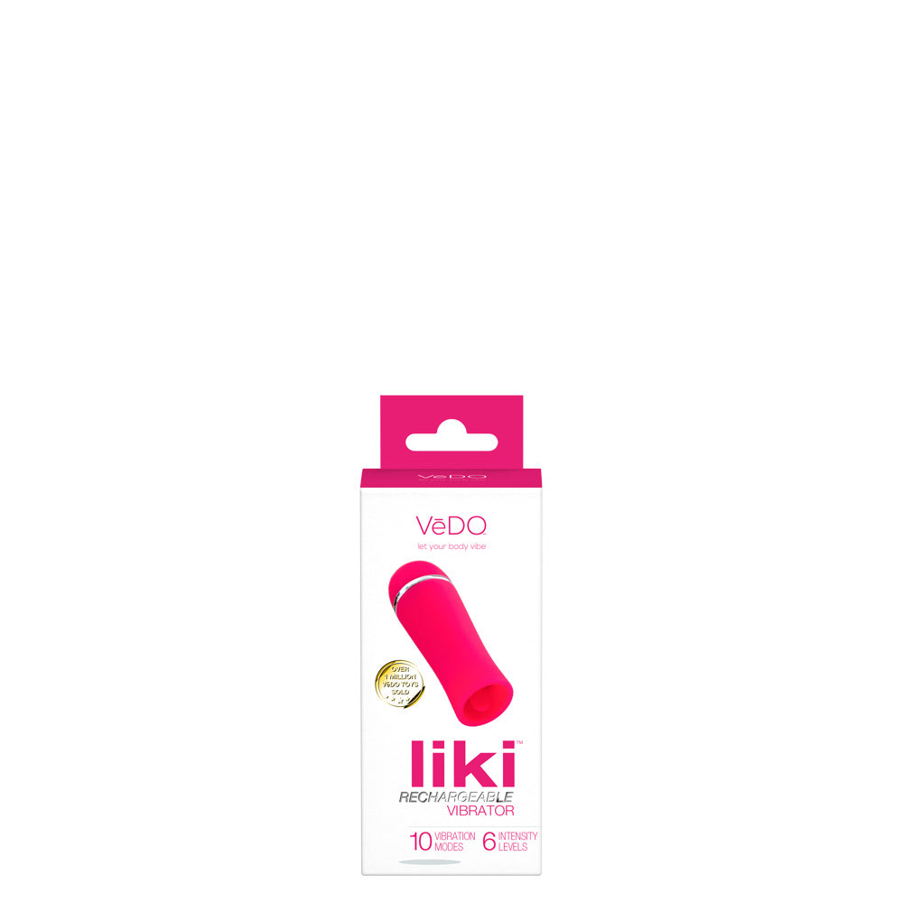 Liki Rechargeable Flicker Vibe Foxy Pink | 716053727923 | Available at EroticWarehouse.com