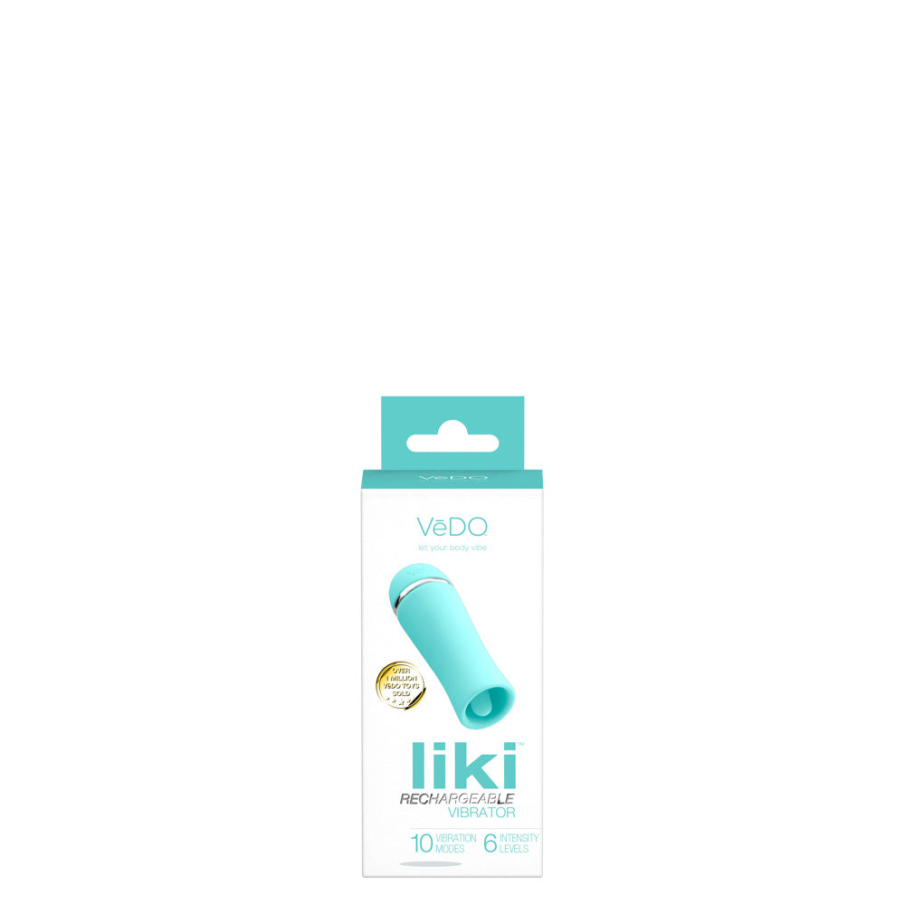 Liki Rechargeable Flicker Vibe Tease Me Turquoise | 716053727947 | Available at EroticWarehouse.com