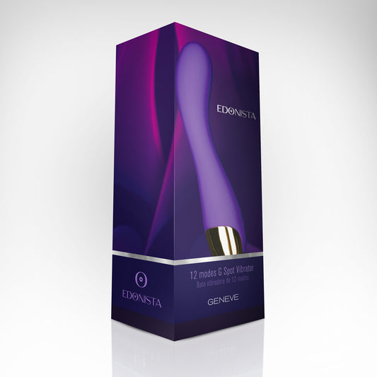 Geneve G Spot Vibrator Purple & Gold | 716715771325 | Available at EroticWarehouse.com
