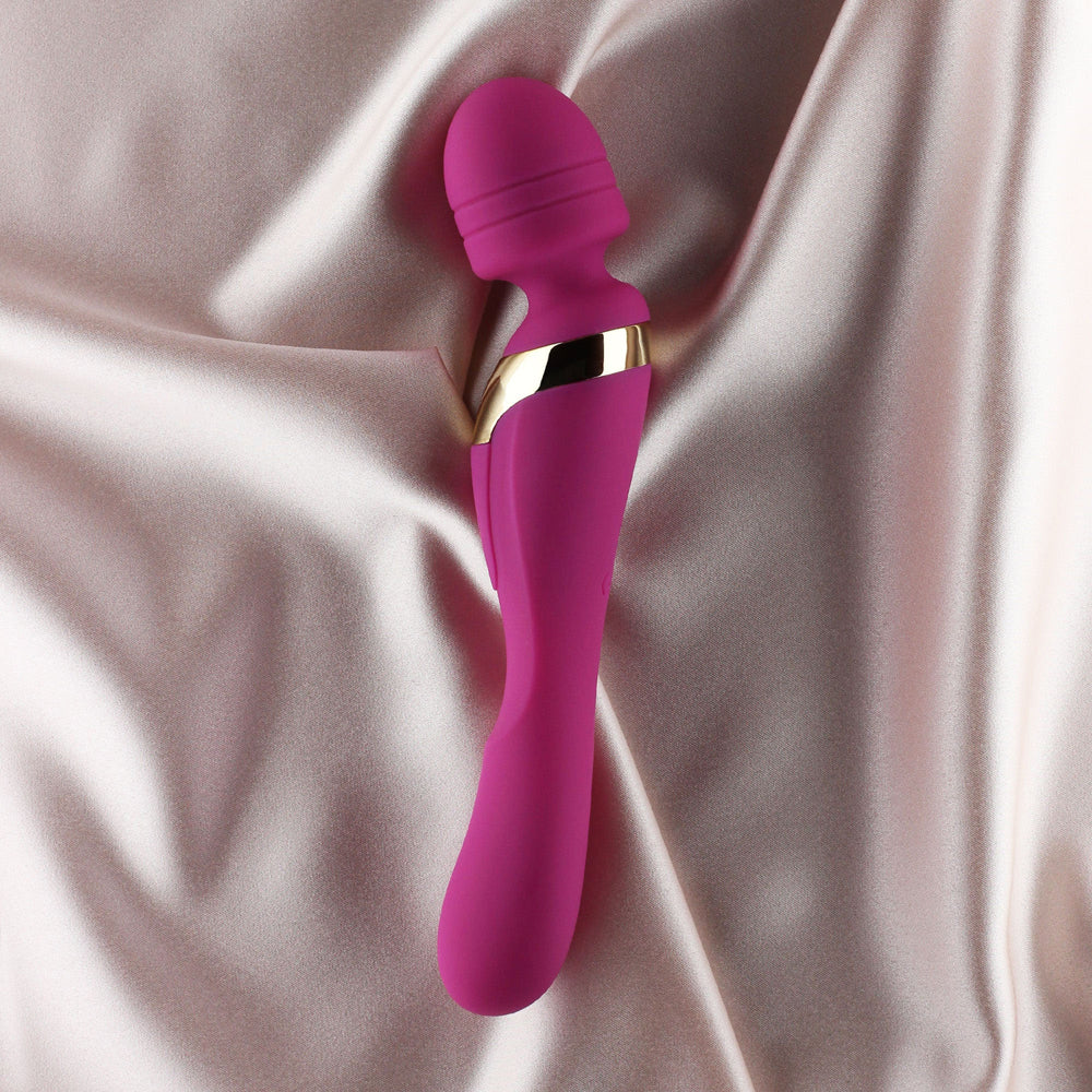 Mila Medium Wand Vibrator Burgundy | 716715771387 | Available at EroticWarehouse.com