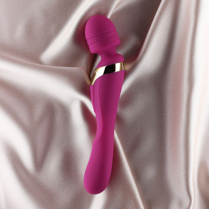 Mila Medium Wand Vibrator Burgundy | 716715771387 | Available at EroticWarehouse.com
