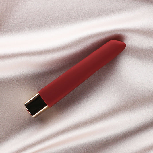 Quinn 10 Modes Silicone Bullet Vibrator Red | 716715771417 | Available at EroticWarehouse.com