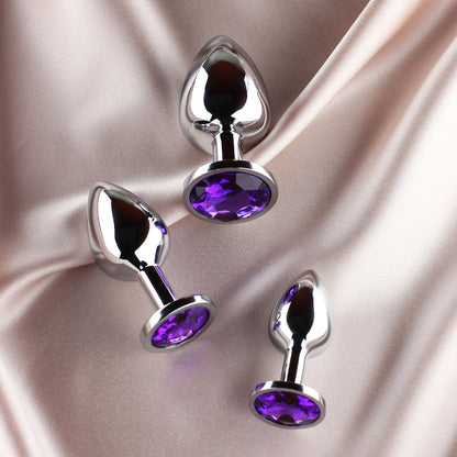 Anika 3 Piece Anal Plug Kit | 716715771516 | Available at EroticWarehouse.com