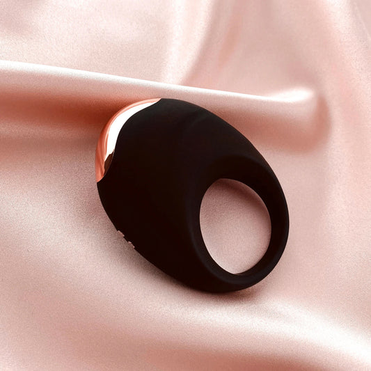 Luca Vibrating Penis Ring Black | 716715771691 | Available at EroticWarehouse.com