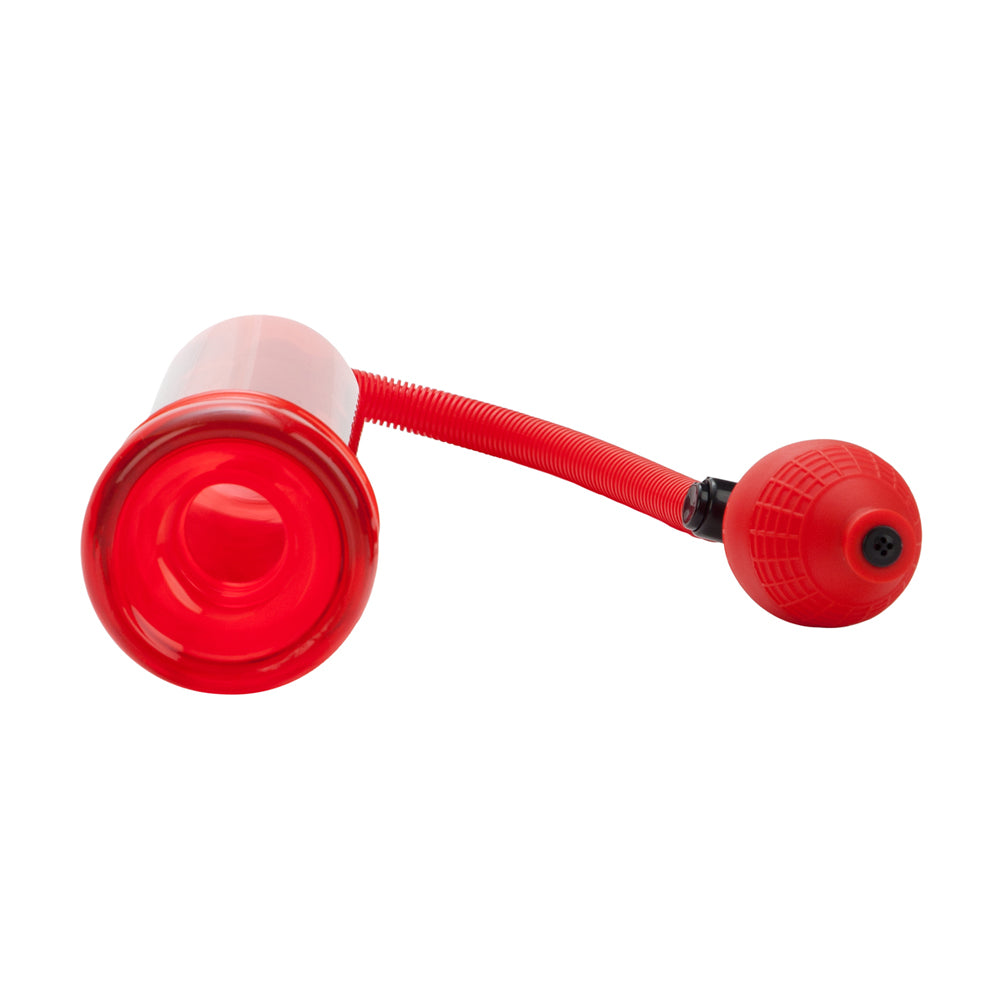 Optimum Series Fireman's Pump Red | 716770003812 | Available at EroticWarehouse.com