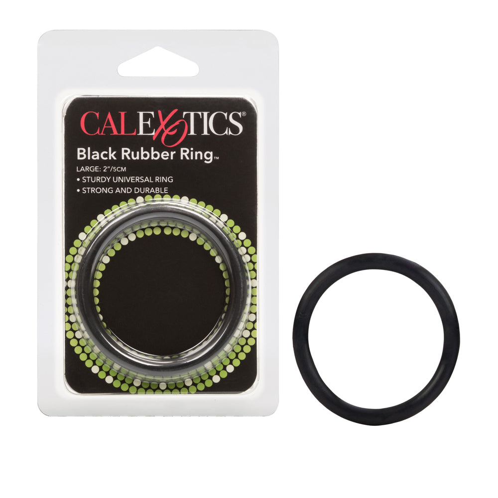 Black Rubber Ring Large | 716770004475 | Available at EroticWarehouse.com