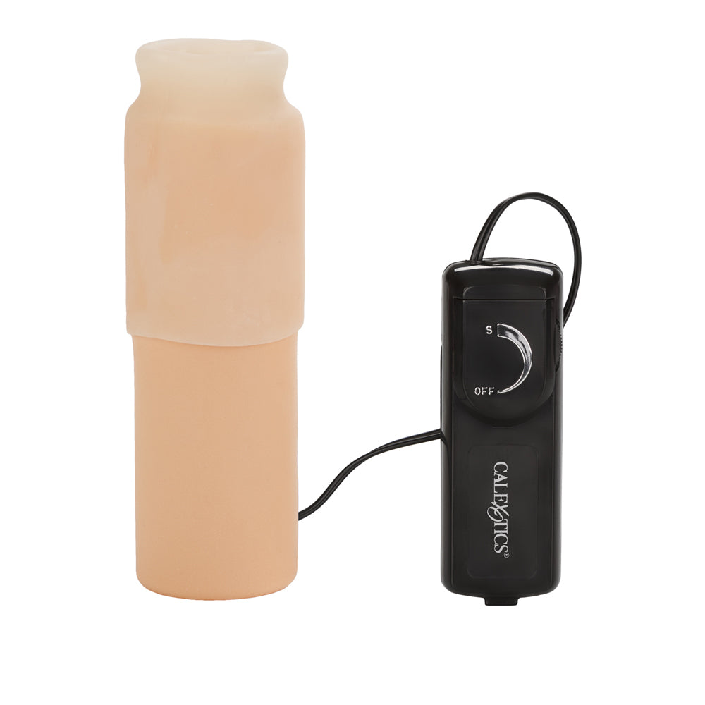 Optimum Series Vibrating Oro Simulator Ivory | 716770012036 | Available at EroticWarehouse.com
