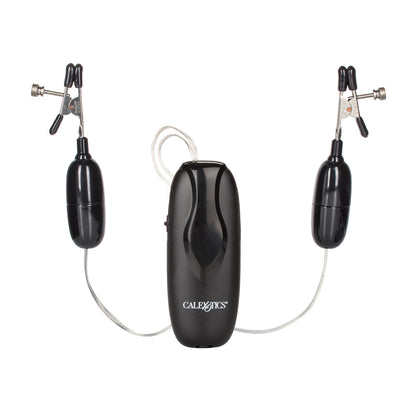Nipple Play Vibrating Nipple Clamps Silver | 716770015341 | Available at EroticWarehouse.com