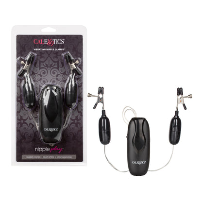 Nipple Play Vibrating Nipple Clamps Silver | 716770015341 | Available at EroticWarehouse.com