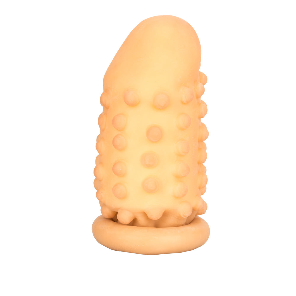 3" Latex Extension Nubby Ivory | 716770016140 | Available at EroticWarehouse.com