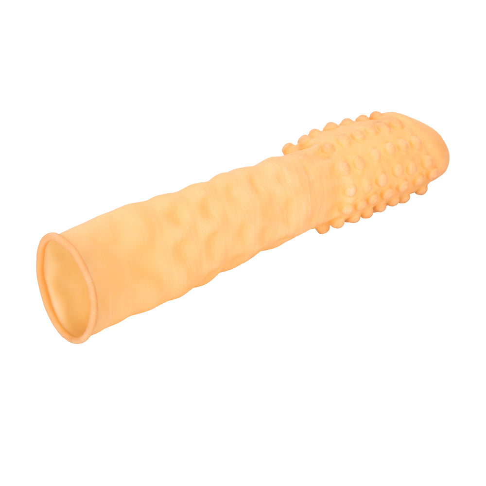 3" Latex Extension Nubby Ivory | 716770016140 | Available at EroticWarehouse.com