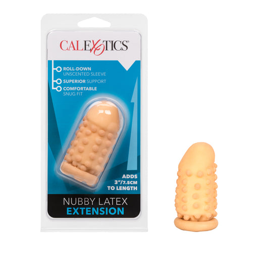 3" Latex Extension Nubby Ivory | 716770016140 | Available at EroticWarehouse.com