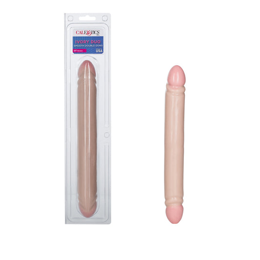 Smooth Double Dong Ivory | 716770017277 | Available at EroticWarehouse.com