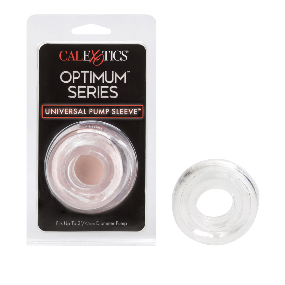 Optimum Series Universal Pump Sleeve Clear | 716770017727 | Available at EroticWarehouse.com