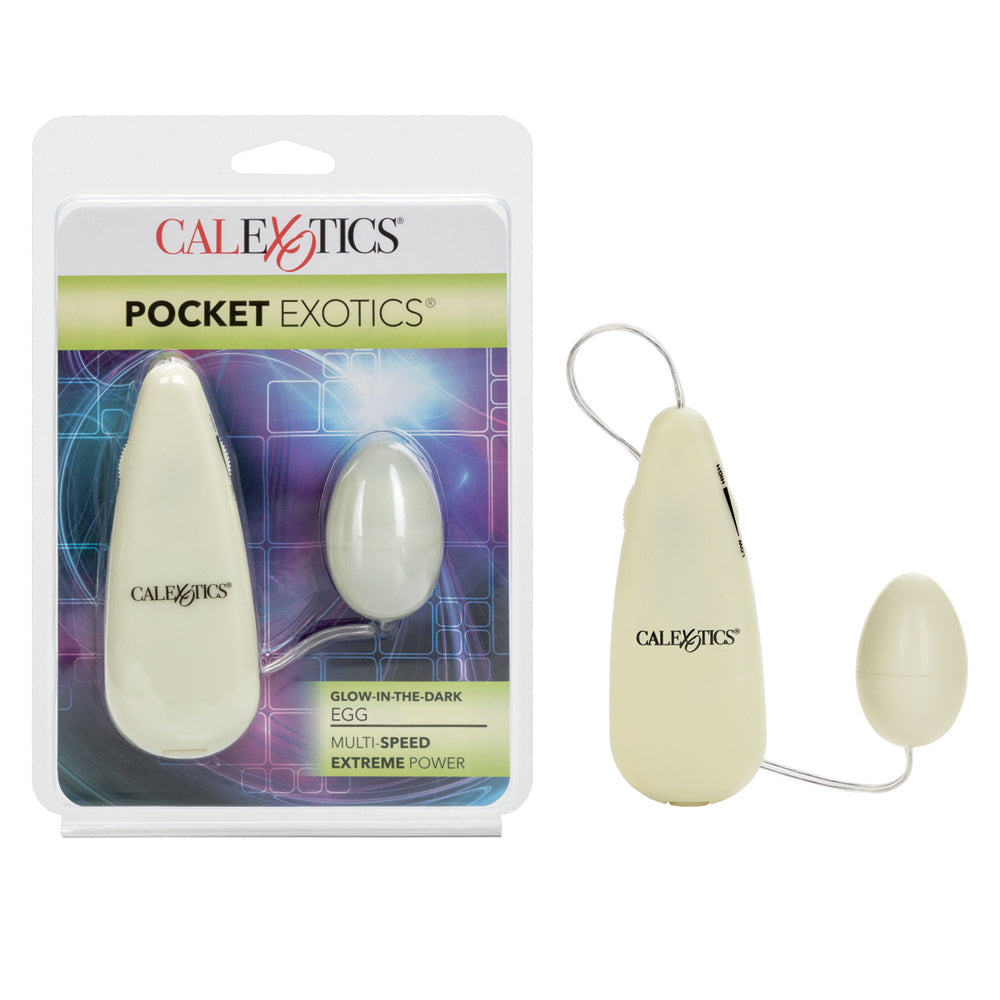 Pocket Exotics Glow-In-The-Dark Egg Green | 716770018106 | Available at EroticWarehouse.com