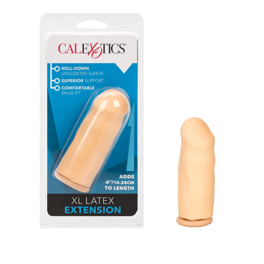 4" XL Latex Extension Ivory | 716770018120 | Available at EroticWarehouse.com