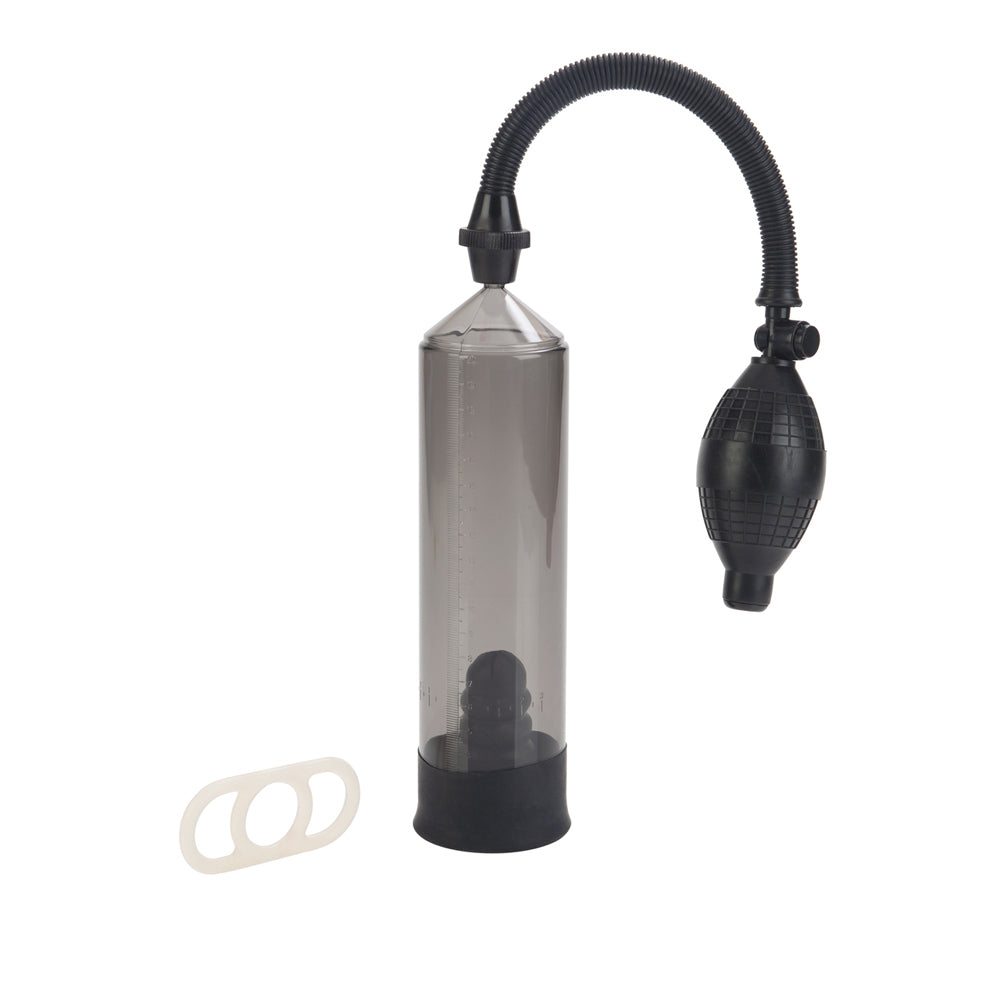 Optimum Series Precision Pump With Erection Enhancer Smoke | 716770018137 | Available at EroticWarehouse.com