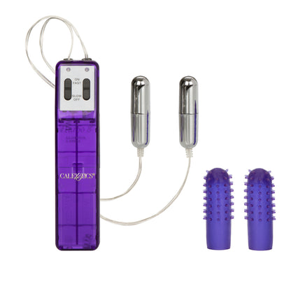 Pocket Exotics Turbo 8 Accelerator Double Bullets Purple | 716770023841 | Available at EroticWarehouse.com