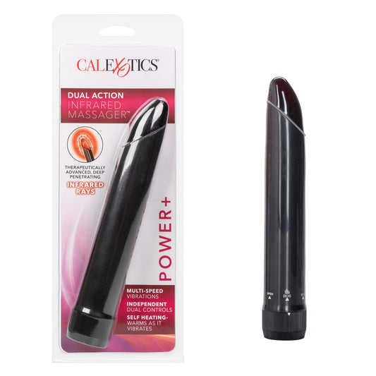 Dual Action Infrared Massager Black | 716770024480 | Available at EroticWarehouse.com