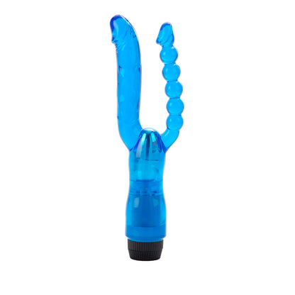 Dual Penetrator Vibrator Blue | 716770024848 | Available at EroticWarehouse.com
