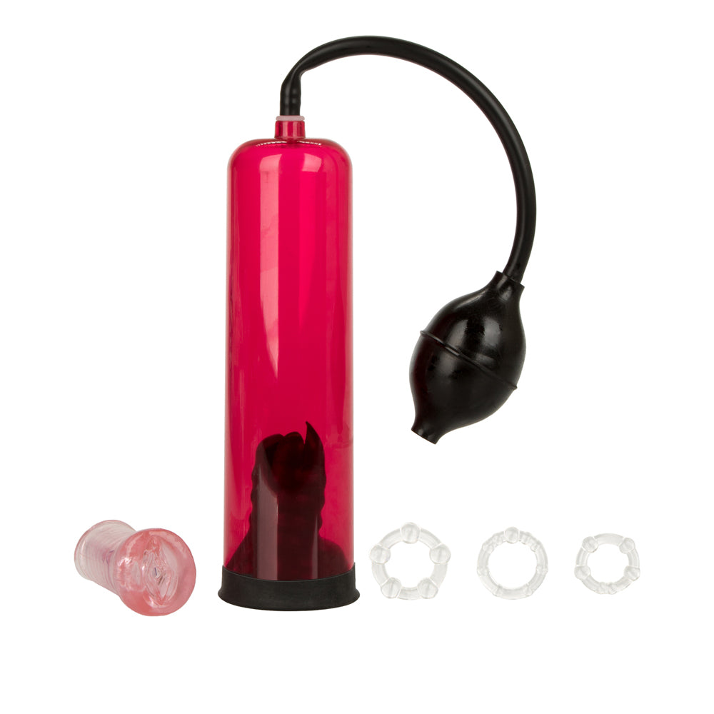 Optimum Series Masturstroke Masturbation Kit Red | 716770026200 | Available at EroticWarehouse.com